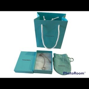 Tiffany & Co Elsa Peretti Floating Heart Necklace